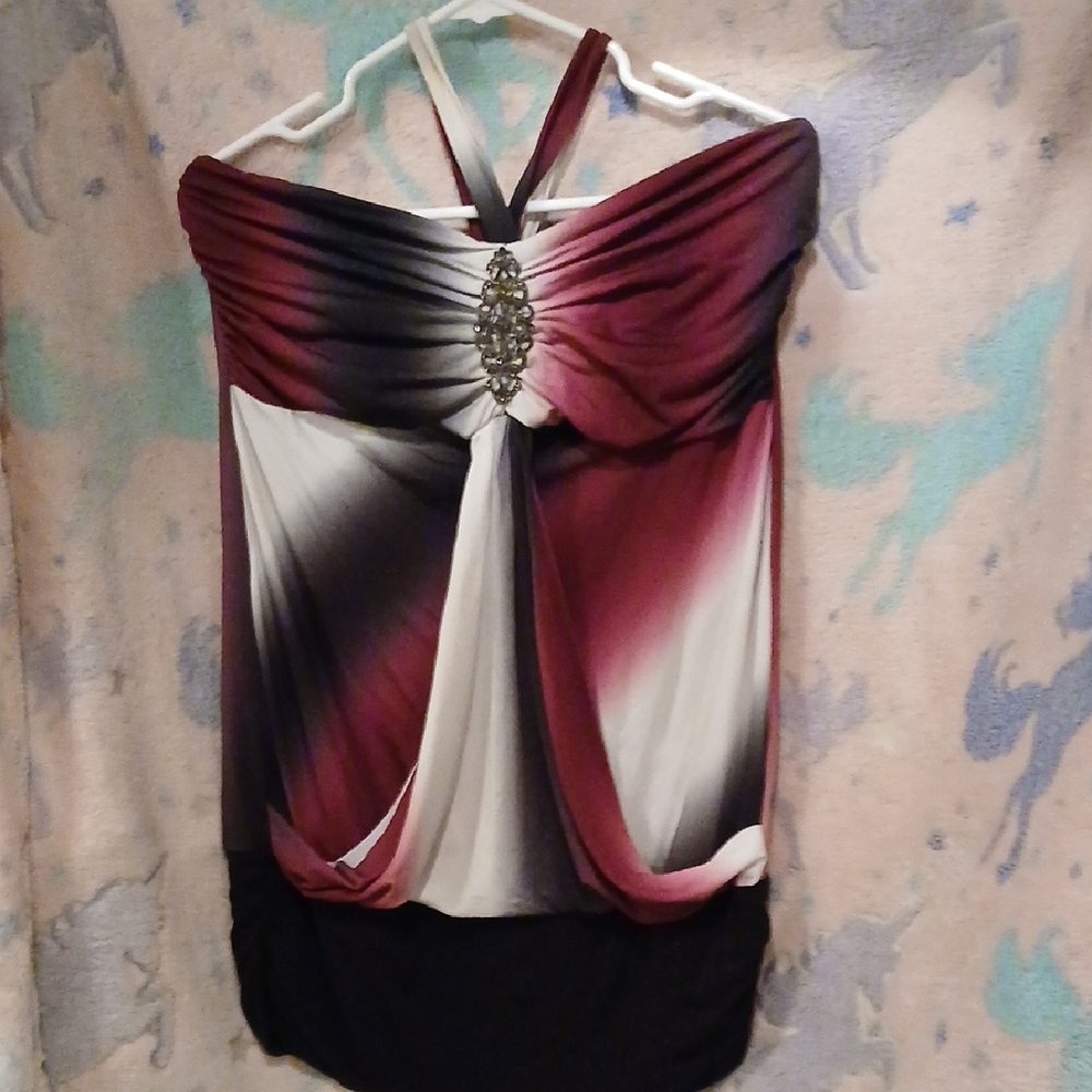 Studio Y Ombrè Mini Dress Size Large